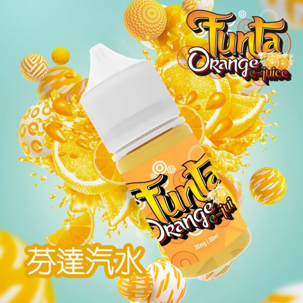 Funta芬達橘子汽水 Orange Soda 30ml