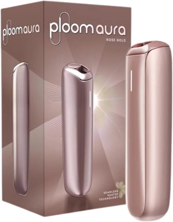 ploom AURA. Ploom Aura 黑色|玫瑰 套裝|SMART HEATFLOW 智慧熱流技術|四種加熱模式|Ploom X 專用主機