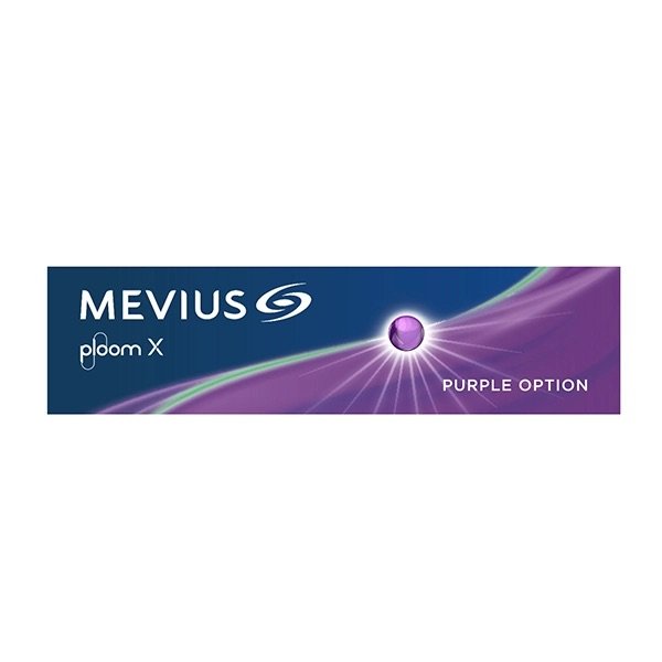 藍莓口味-七星加熱煙彈l 【MEVIUS Purple Option 藍莓爆珠】 日本七星 Ploom X 專用加熱菸彈|整條 10 包