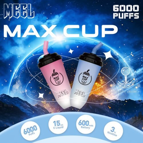 MEEL MAX CUP奶茶杯6000口 糖巢Sugar Nest 電子煙專賣店 https://mikeymcq3.com LINE ID: mikeymcq