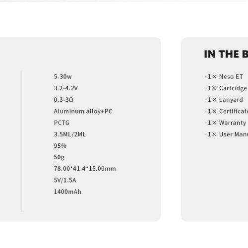 RINCOE NESO ET 主機 糖巢Sugar Nest 電子煙專賣店 https://mikeymcq3.com LINE ID: mikeymcq1